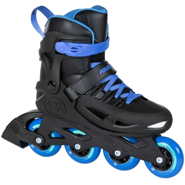 Stylish Ice Skates for Trendy Skaters-Powerslide Phuzion Stargaze Black Adjustable Inline Skates