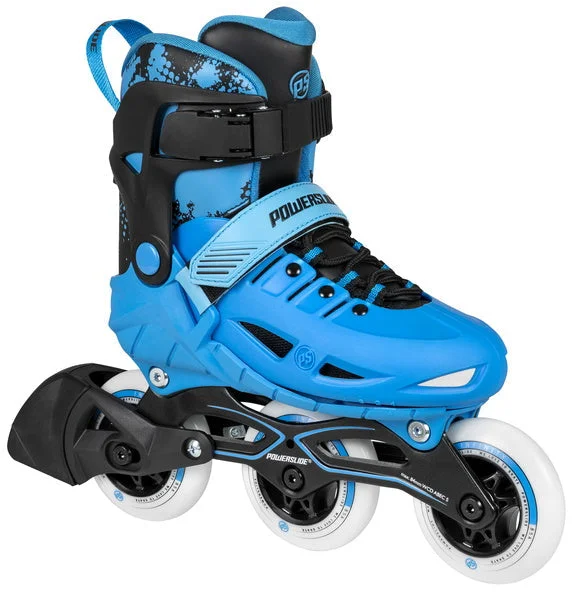 Electric Inline Skates for Effortless Rides-Powerslide Phuzion Universe Blue 3W Adjustable Inline Skates