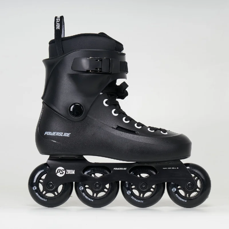 High-Speed Inline Skates for Speed Enthusiasts-Powerslide Zoom 80 2024 Inline Skates - Unisex - Black