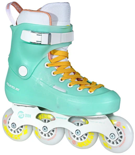 Lightweight Roller Skates for Easy Control-Powerslide Zoom Baby Blue Urban Adjustable Inline Skates