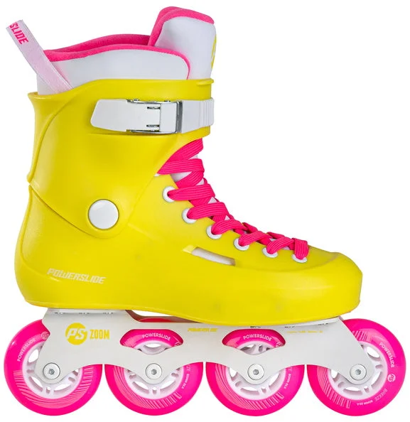 High-Quality Inline Skates for Smooth Performance-Powerslide Zoom Neon Yellow 80 Inline Skates