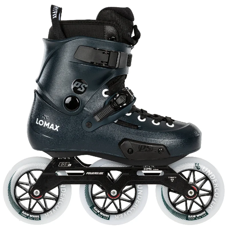 Comfortable Inline Skates with Soft Boots-Powerslide Zoom Pro Lomax 110 Inline Skates