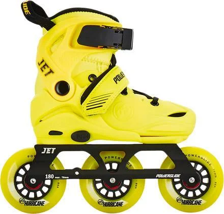 Premium Inline Skates for Advanced Skaters-Powerslide Phuzion Jet Yellow Jr Inline Skates