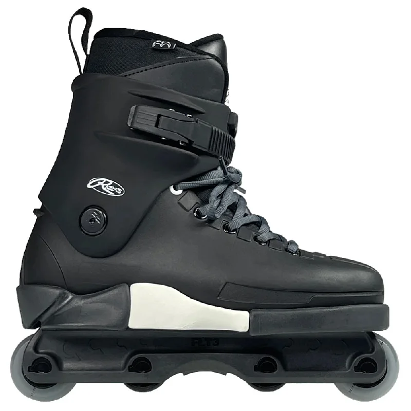 Durable Inline Skates for Long Rides-Razors Cult Black Aggressive Inline Skates