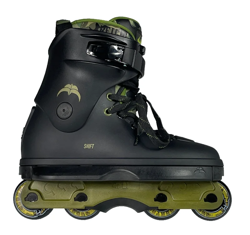 All-Terrain Inline Skates for Off-Road Use-Razors Shift Aggressive Inline Skate Complete - Camo