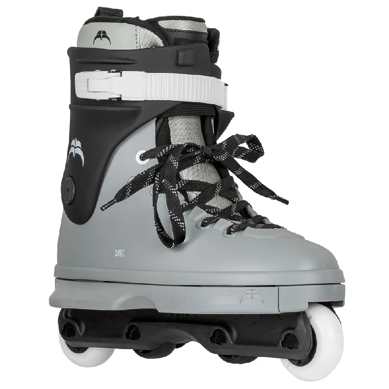 Durable Ice Skates for Outdoor Adventures-Razors Shift Grey Inline Skate