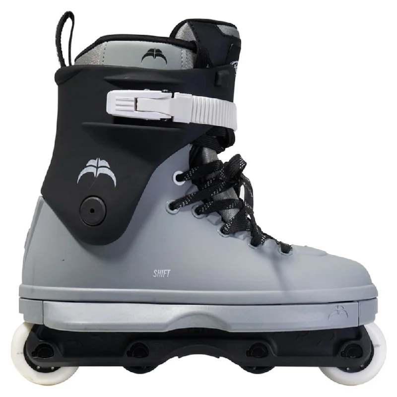 Custom Roller Skates for Personalized Style-Razors Shift Grey Mens Aggressive Inline Skates - (Size 6 NEW/Open Box)