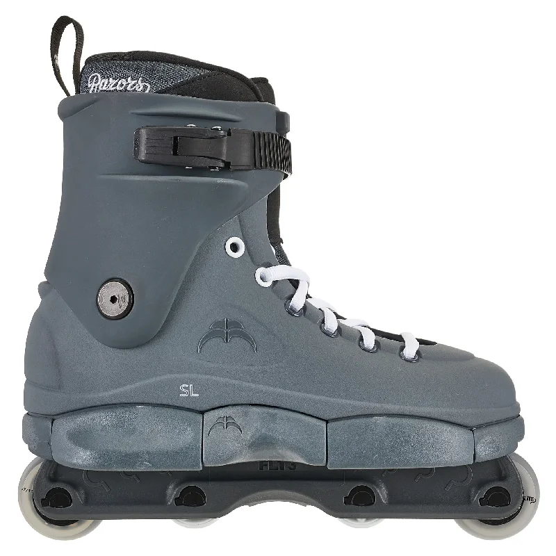 Comfortable Roller Skates with Smooth Wheels-Razors SL Graphite Aggressive Inline Skates