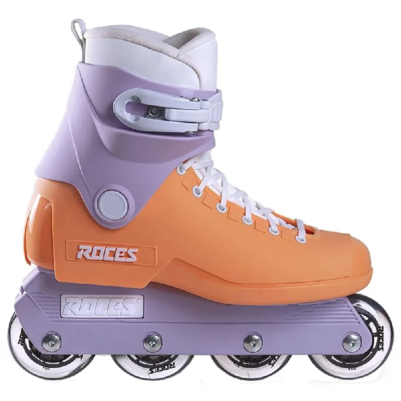 High-Speed Ice Skates for Competitive Races-Roces 1992 Orange-Purple Unisex Aggressive Inline Skates