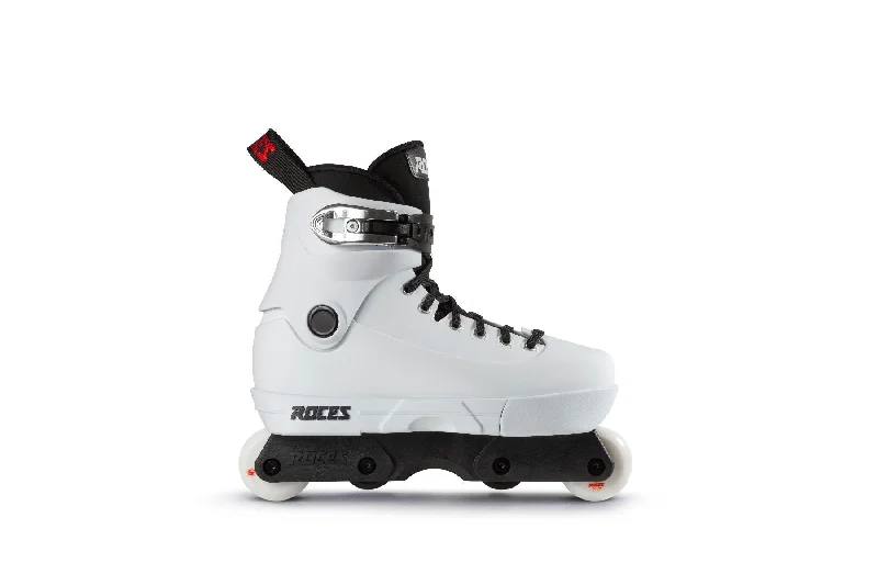 Roller Skates with Soft Wheels for Beginners-Roces - Fifth Element UFS - White