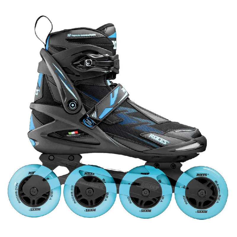 Comfortable Ice Skates for Smooth Turns-Roces Helium TIF Azure Womens Inline Skates