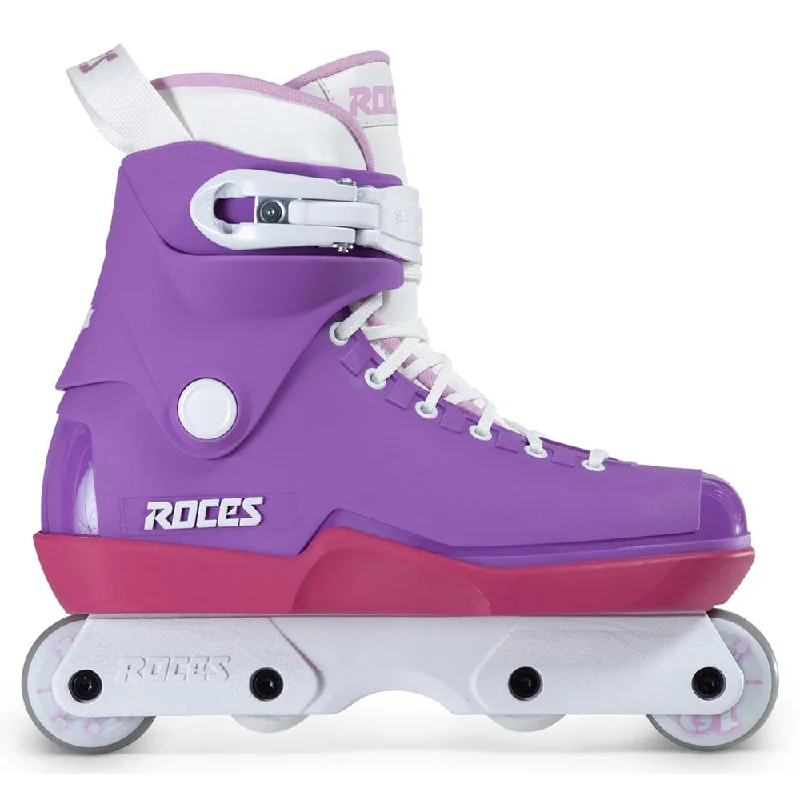 Comfortable Roller Skates with Smooth Wheels-Roces M12 Lo Team Malva Unisex Aggressive Inline Skates