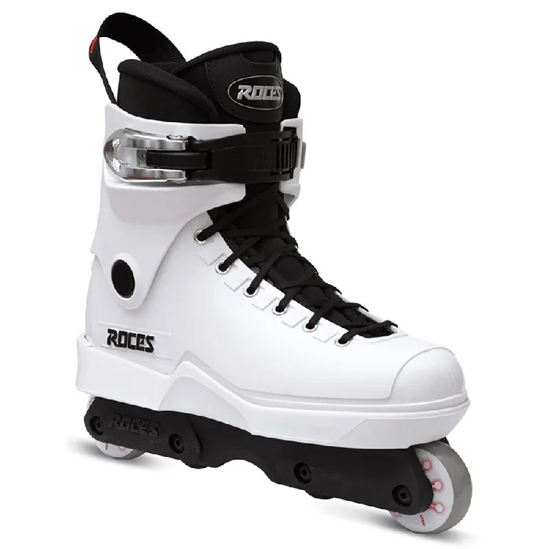 Adjustable Skates for Kids and Adults-Roces M12 Lo White Unisex Aggressive Inline Skates