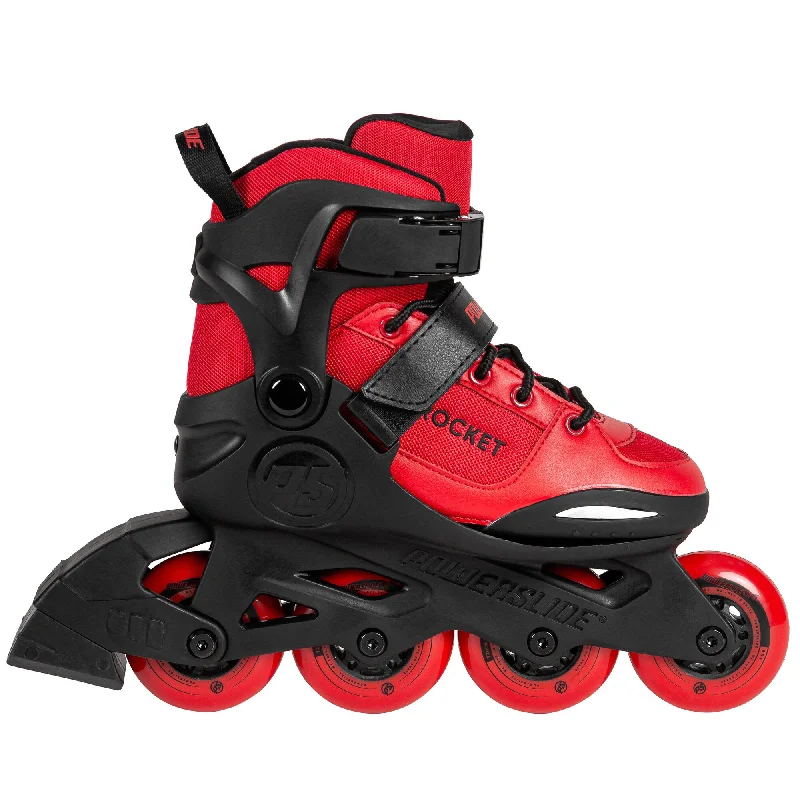 Comfortable Roller Skates for Smooth Rides-Rocket Red adj.