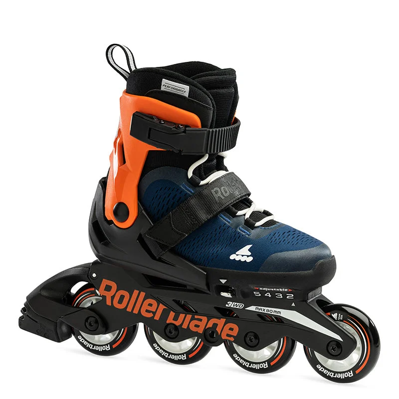 High-Quality Ice Skates for Smooth Gliding-Rollerblade<br>Microblade Blue/Orange