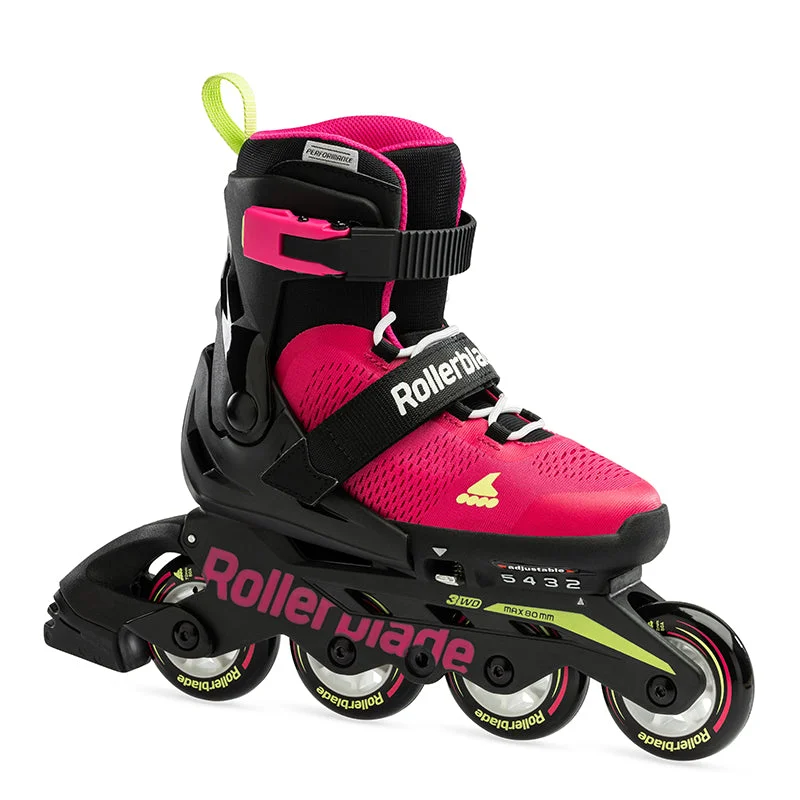 Durable Inline Skates for Long Rides-Rollerblade<br>Microblade Pink/Light Green