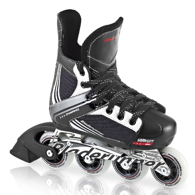 Premium Inline Skates for Performance Skating-Bladerunner by Rollerblade Dynamo Adjustable Boys Roller Hockey Skates