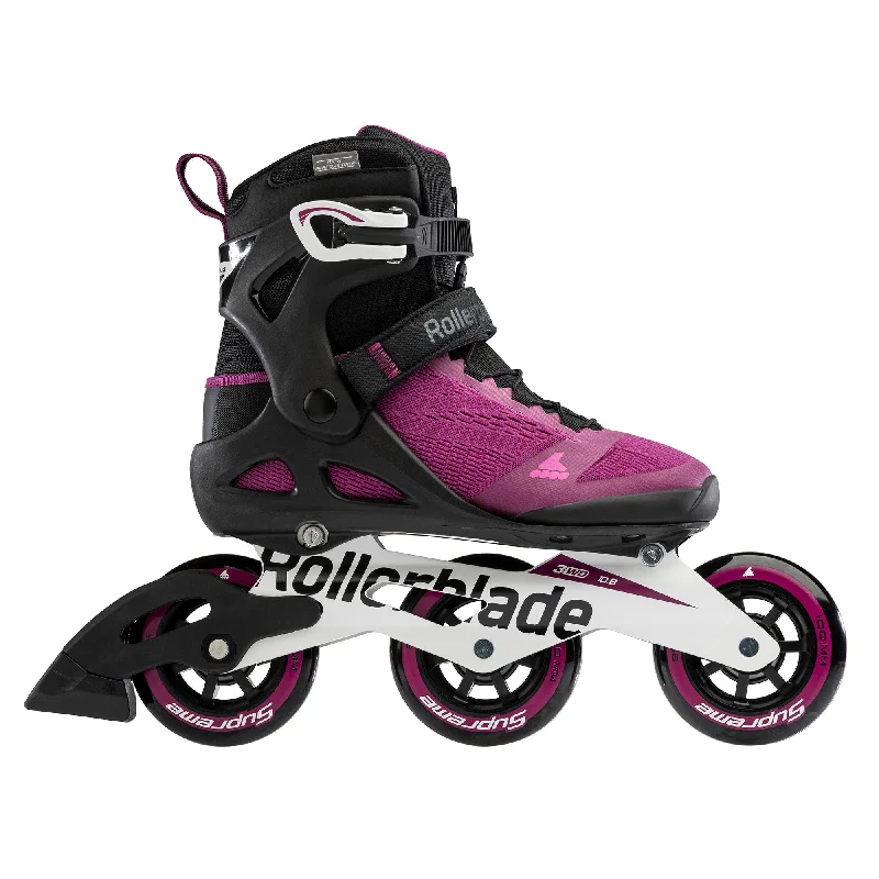 Comfortable Skates for Roller Derby Players-Rollerblade Macroblade 100 3WD Womens Inline Skates - Size 7.5 Lightly Used