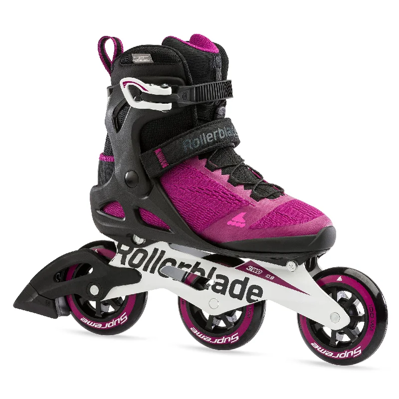 Adjustable Roller Skates for Young Skaters-Rollerblade Macroblade 100 3WD Womens Inline Skates - (Size 6.5 NEW/Open Box)