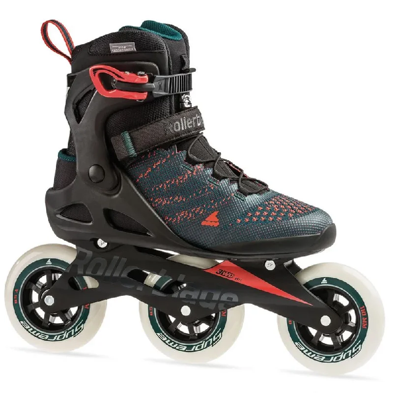 Professional Ice Skates for Elite Competitors-Rollerblade Macroblade 110 3WD Mens Inline Skates 2020