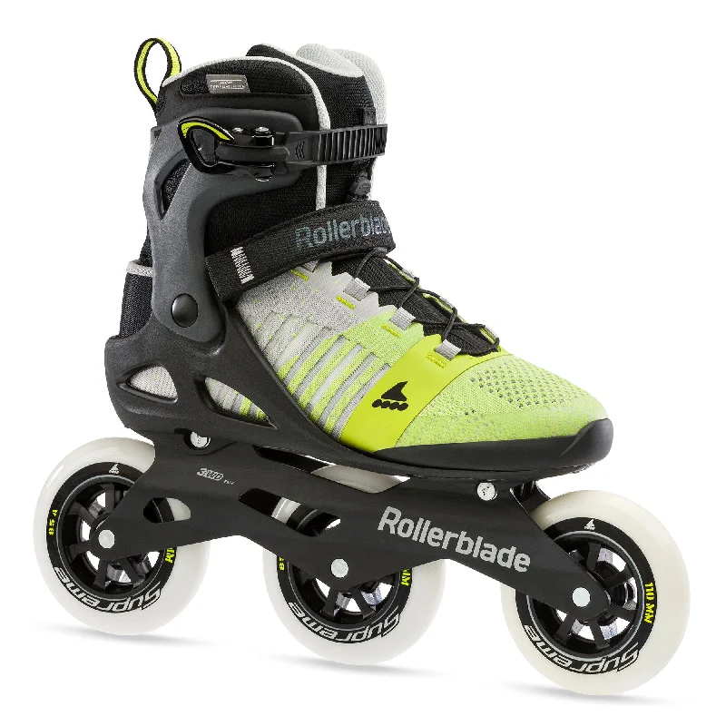 Professional Ice Skates for Elite Competitors-Rollerblade Macroblade 110 3WD Mens Inline Skates 2021 - (Size 9.5 Lightly Used)