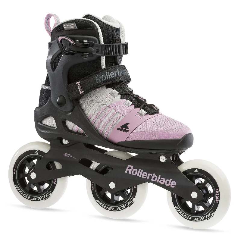 Complete Roller Skate Set for All Riders-Rollerblade Macroblade 110 3WD Womens Inline Skates - (Size 10.5 NEW/Open Box)