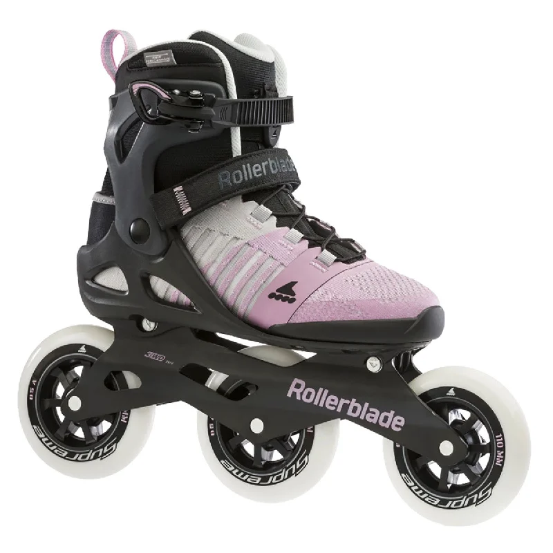 Custom Roller Skates for Fun and Style-Rollerblade Macroblade 110 3WD Womens Inline Skates - (Size 7.5 Lightly Used)