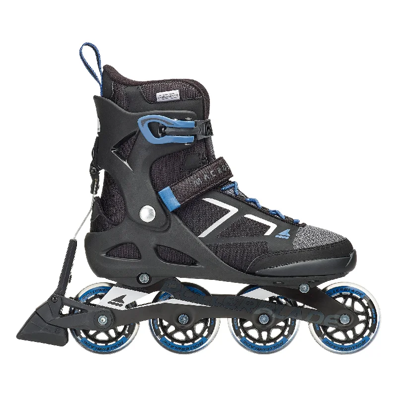 Roller Skates with Soft Wheels for Beginners-Rollerblade Macroblade 80 ABT Mens Inline Skates 2020