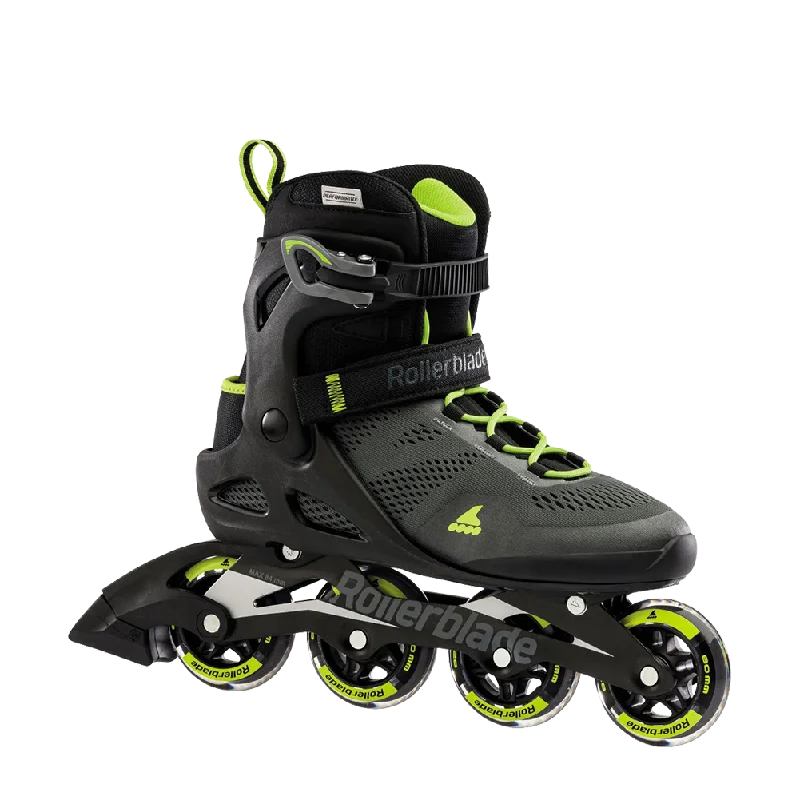 Professional Inline Skates for All Skill Levels-Rollerblade Macroblade 80 - Black/Lime