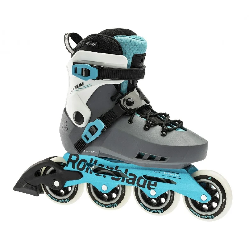 All-Terrain Ice Skates for Extreme Adventures-Rollerblade Maxxum XT W - Anthracite/Aqua