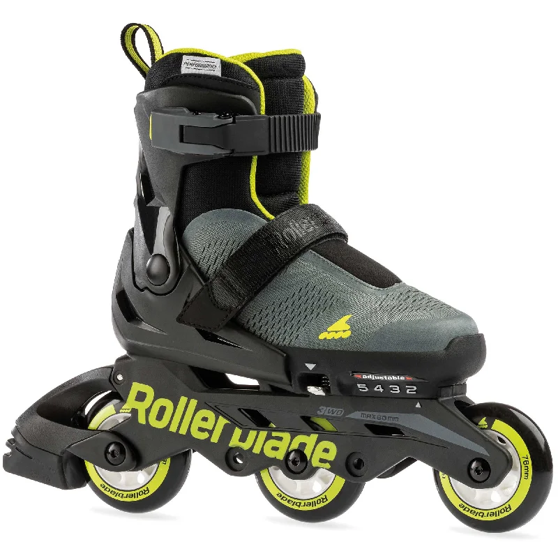 Premium Skate Shoes with Wheels for Versatile Riding-Rollerblade Microblade Free 3WD Boys Adjustable Inline Skates