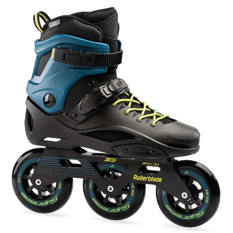 Roller Skates for Beginners with Safety Features-Rollerblade RB 110 3WD Mens Urban Inline Skates