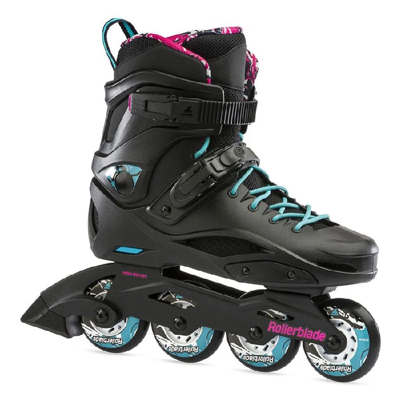 Stylish Inline Skates for Trendy Riders-Rollerblade RB Cruiser W - Aqua/Pink