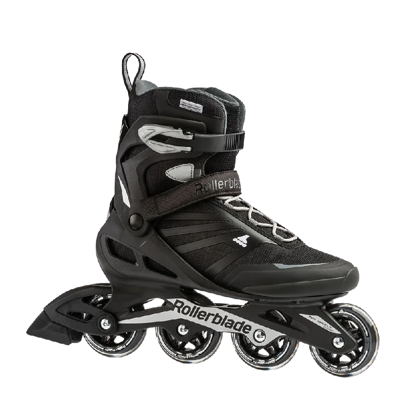 Comfortable Ice Skates for All Skill Levels-Rollerblade Zetrablade - Black/Silver