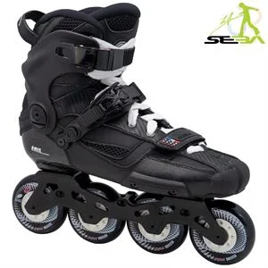 Comfortable Roller Skates with Soft Padding-SEBA High Light Carbon 80 Inline Skates