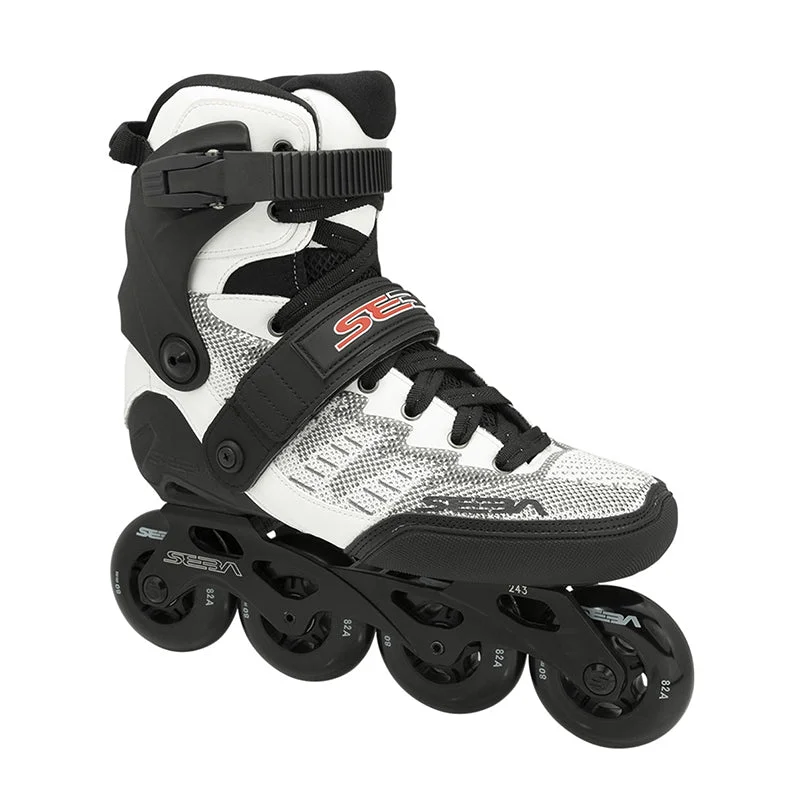 Adjustable Inline Skates for Youth Riders-Seba<br>GT 80 White