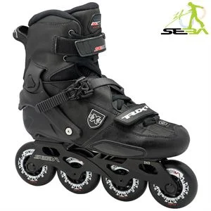 High-Speed Inline Skates for Competitive Racing-Seba Trix 2 80 Inline Skates Black