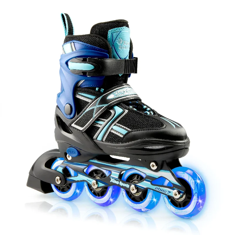 Adjustable Ice Skates for Easy Fit-Skates For Kids | Adjustable Girls & Boys Inline Skates