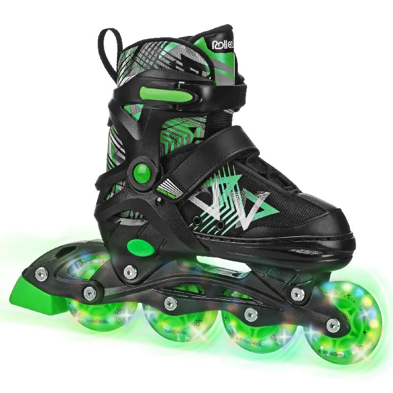 Trendy Roller Skates for Creative Riders-Stryde Lighted Boy's Adjustable Inline Skates