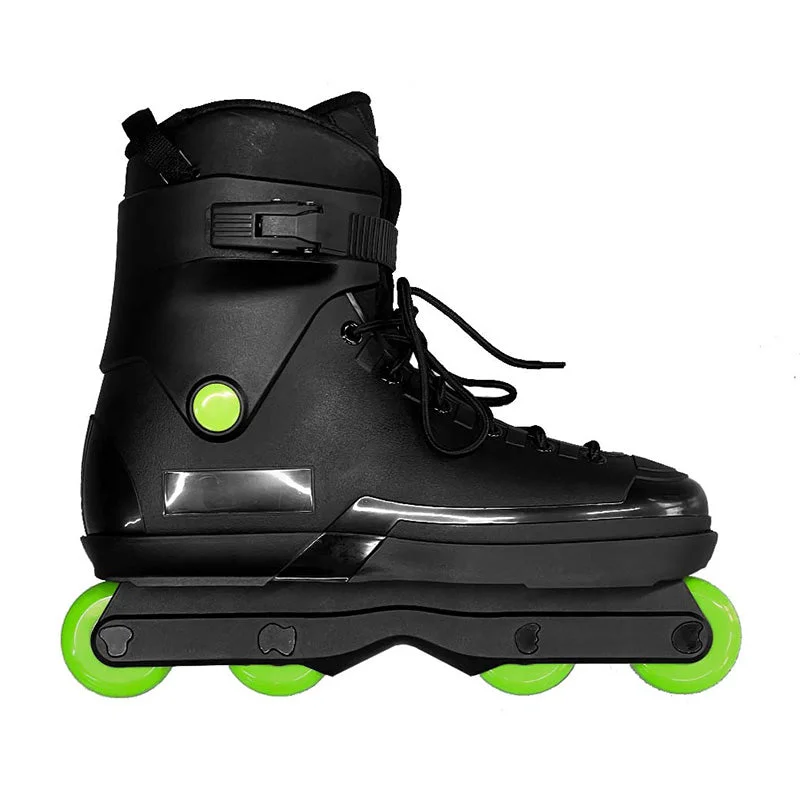 Professional Figure Skates for Ice Shows-The New Everything Company<br>TNEC 58 Skate Black/Green