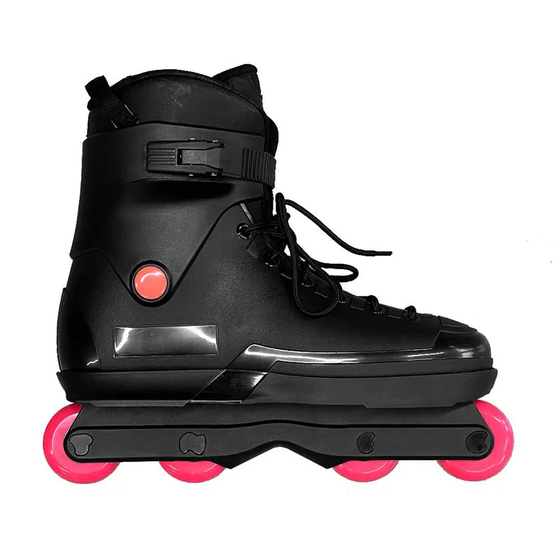 Comfortable Skates for Roller Derby Players-The New Everything Company<br>TNEC 58 Skate Black/Pink