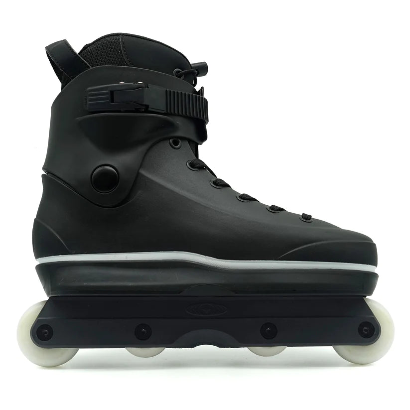 Adjustable Inline Skates for Kids with Safety Features-The Standard Omni Aggressive Skates - Black