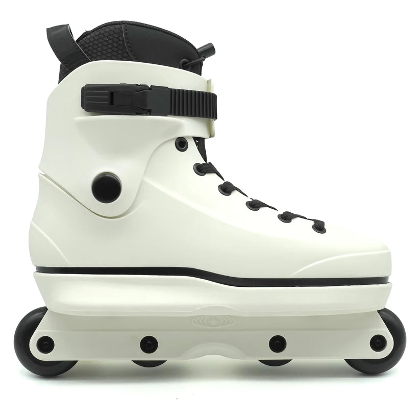 High-Speed Roller Skates for Performance Rides-The Standard Omni Aggressive Skates - White