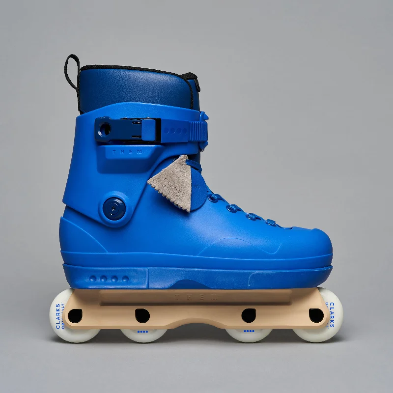 High-Quality Roller Skates with Memory Foam-Them Skates - 909 Clarks Blue