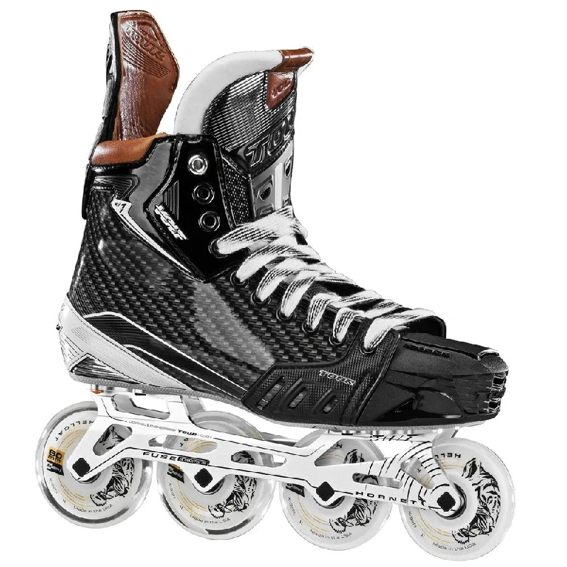 Professional Roller Skates for Racing Events-Tour Volt KV1 Inline Skates - Black