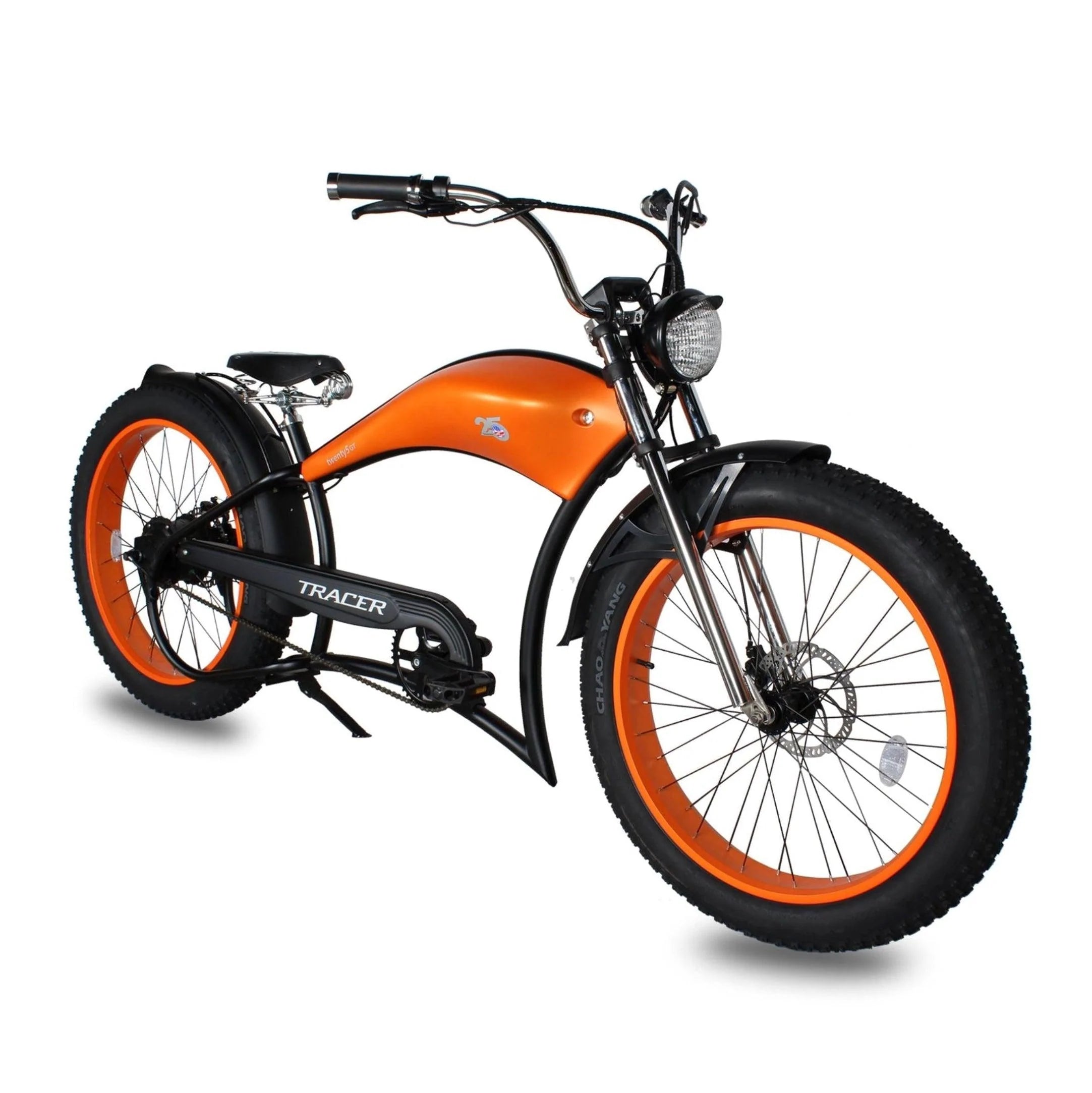 Tracer Twenty5| 26" High-speed brushless gear 800W 48V 16Ah Chopper Cruiser Electric Bike