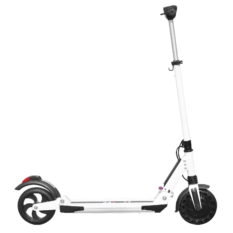 Adjustable Height Scooter for Kids and Adults-40Km/h Sturdy High-Speed Portable Folding Design Electric Scooter White