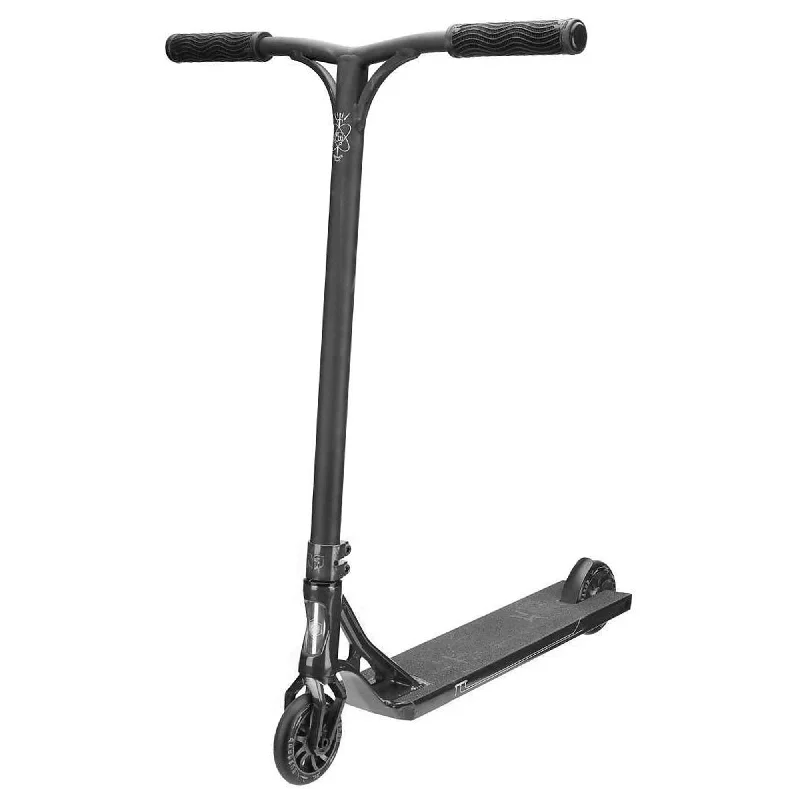 Powerful Kick Scooter for Long Rides-AO Quadrum 2 Complete Stunt Scooter, Black