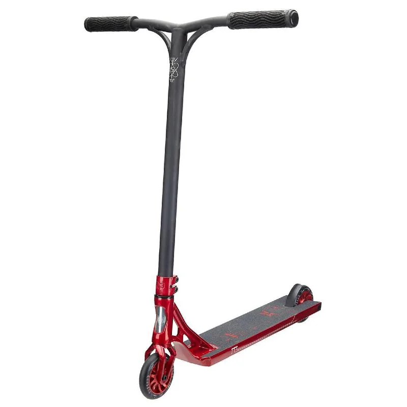 Electric Scooter with Extended Range for Long Journeys-AO Quadrum 2 Complete Stunt Scooter, Red