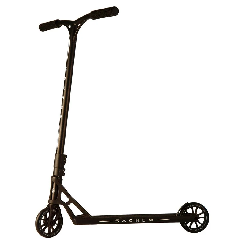 Comfortable Off-Road Scooter for Adventure Seekers-AO Sachem Complete Stunt Scooter, Black